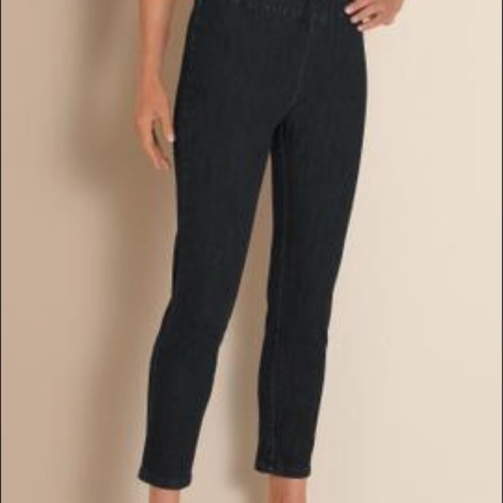 Soft Surroundings Metro Crop‎ Leggings PS 3AW43